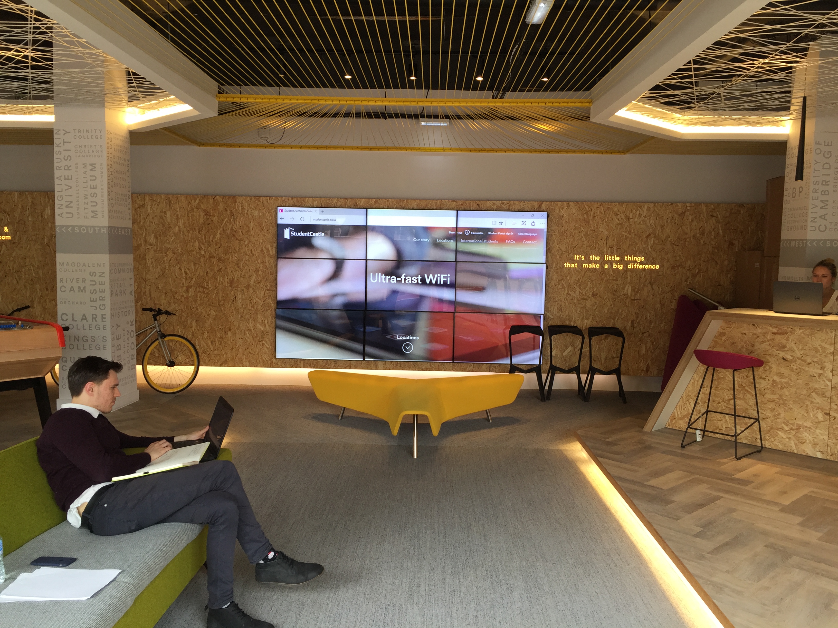 Lighting design for student accommodation