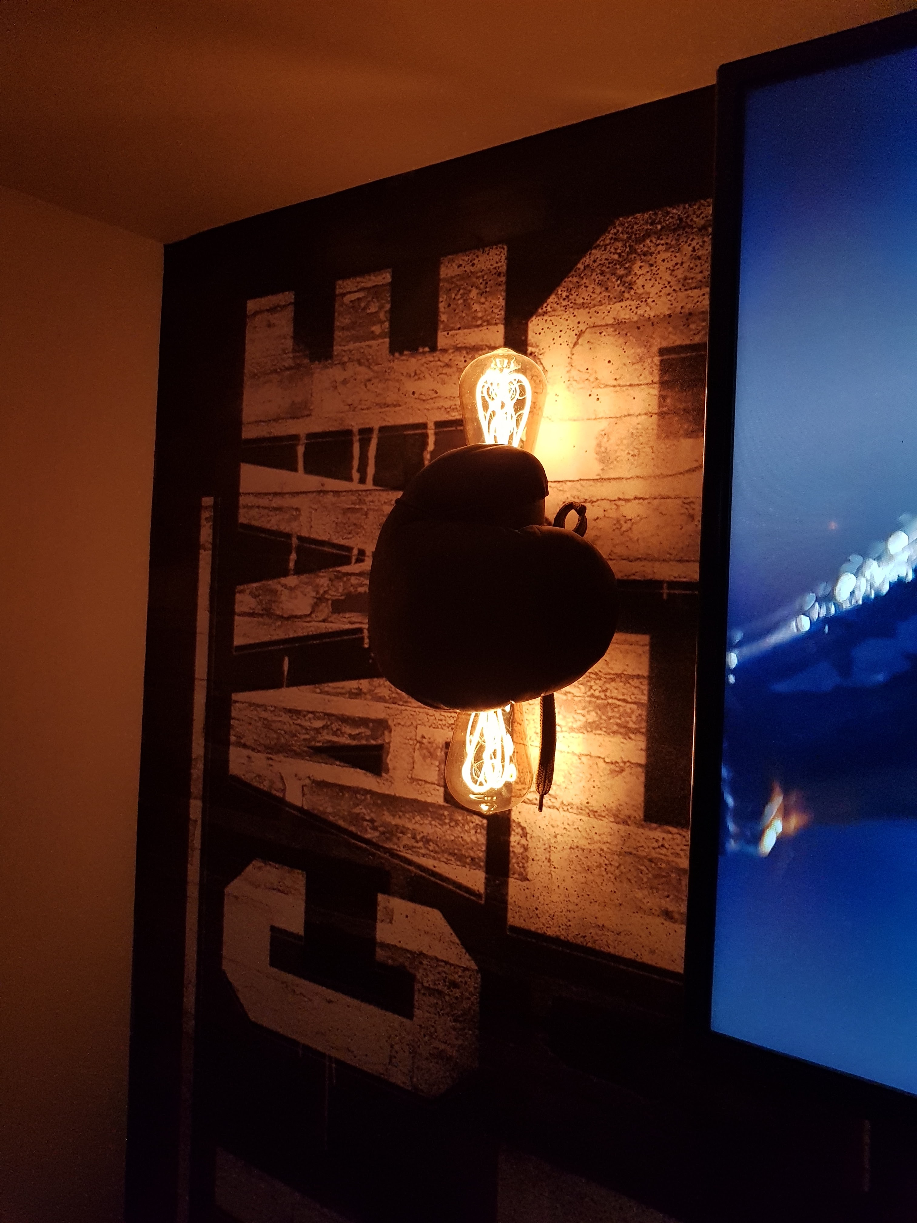 Boxing Glove wall lights