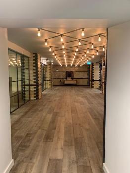 Antique Brass conduit lighting